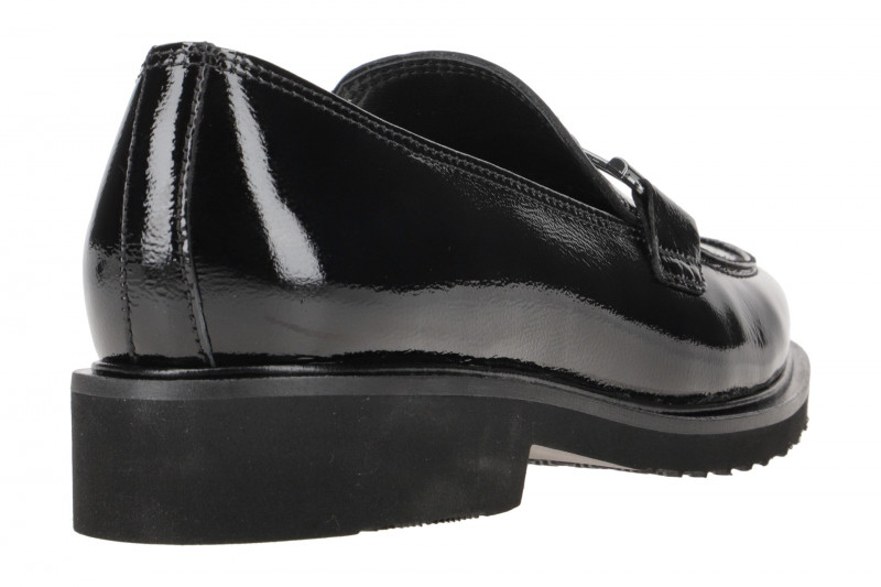 Gabor Schuhe Slipper schwarz Lack 35.211.97