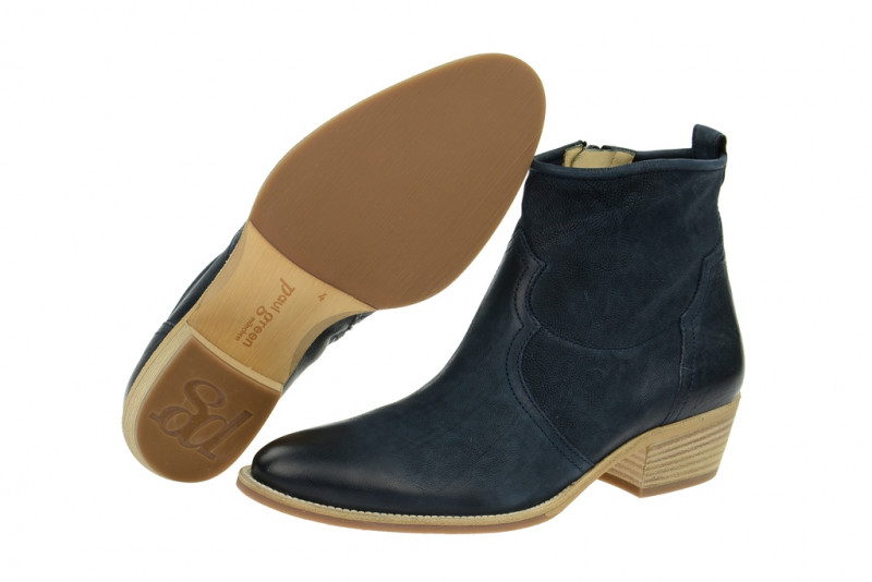 Paul Green Western Stiefelette blau ocean 8351-033