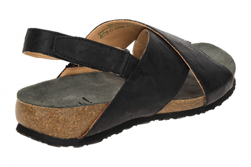 Think Julia Sandale schwarz Glattleder 936