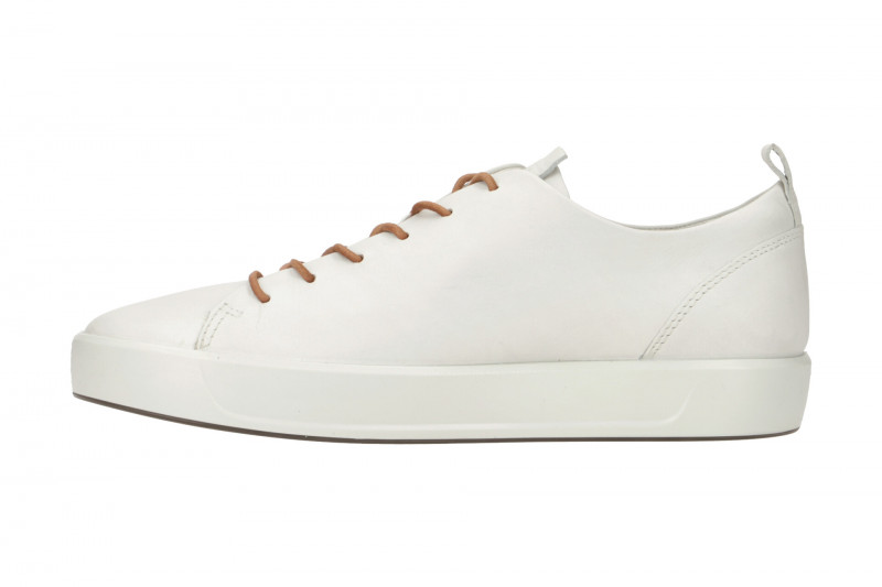 Ecco Soft 8 Schuhe weiß Herren Sneakers