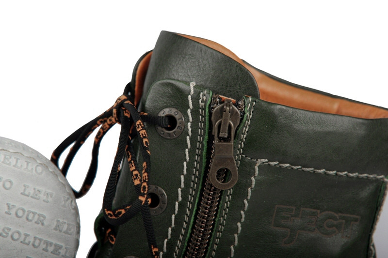 Eject Dass E-12998 Stiefelette dunkelgrün