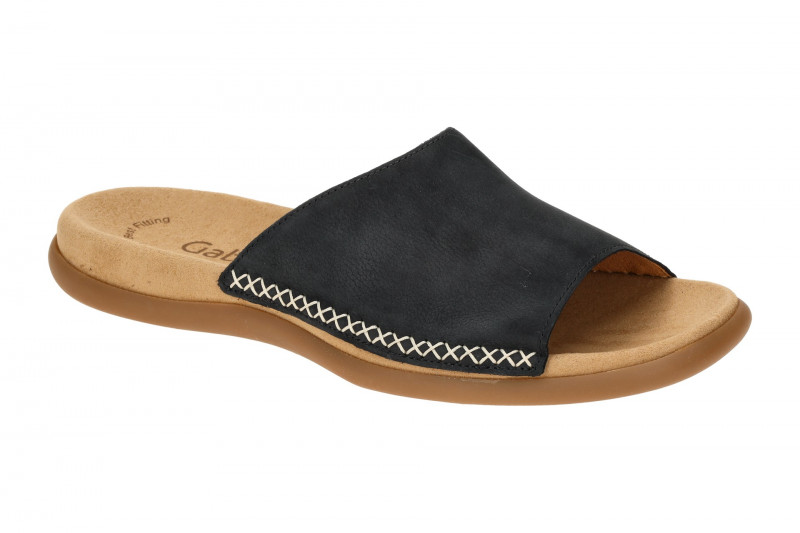 Gabor Pantolette blau Nubuck 03.705.16