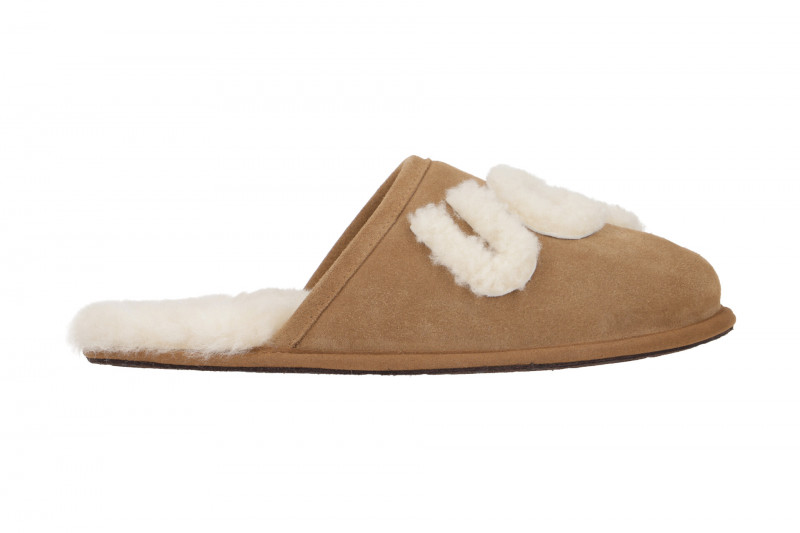 UGG Scuff Logo Hausschuhe braun 1123773