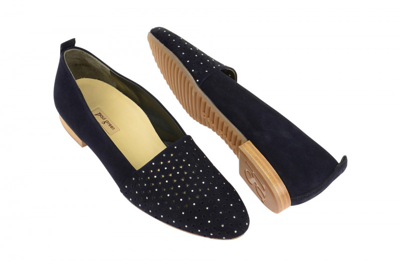 Paul Green Schuhe Slipper blau 2226-029