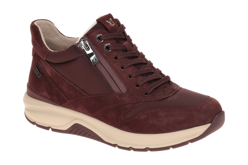 Caprice Schuhe Mid Sneaker rot bordo Warmfutter TEX 26202