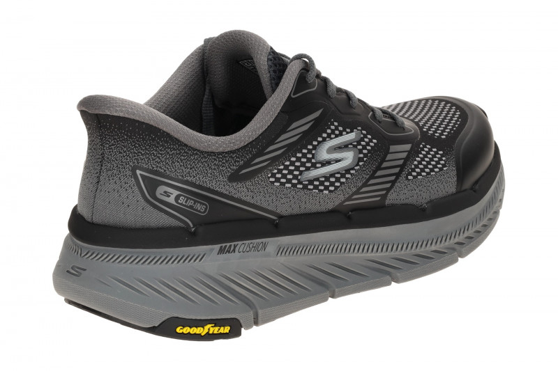 Skechers MAX CUSHIONING Premier Schuhe schwarz Sport Slip Ins