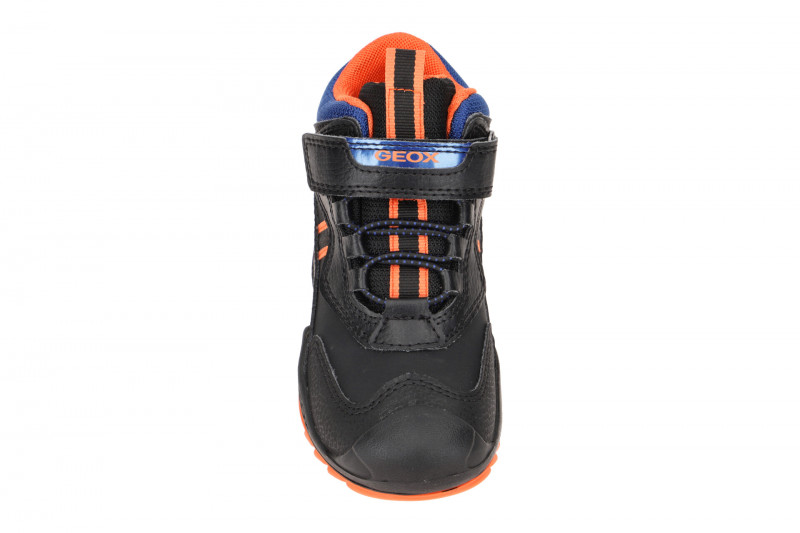 Geox Savage Kinder Stiefel schwarz orange J261WB