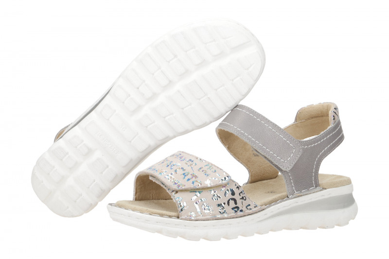 ara Tampa Sandale silber grau Letter 12-47209