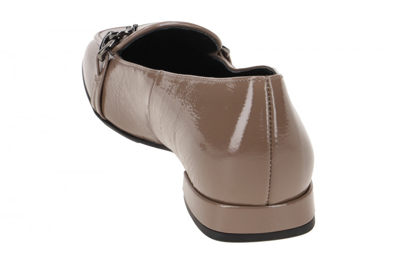 Högl Caroline Damen Ballerina Loafer taupe Lack 1725