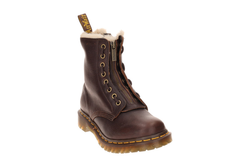 Dr. Martens 1460 Serena Zip Stiefel braun Warmfutter