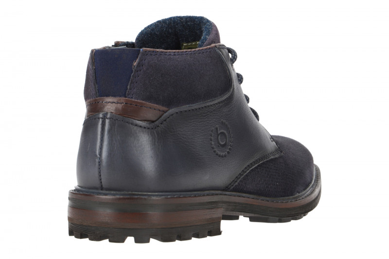 bugatti Masat Comfort Stiefelette blau Used Look ACC30