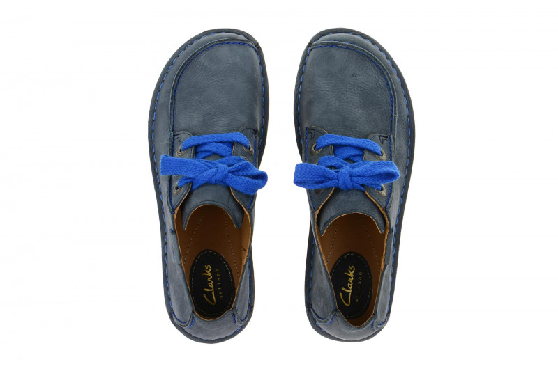 Clarks Funny Dream Schuhe blau Nubuck 26105914 4