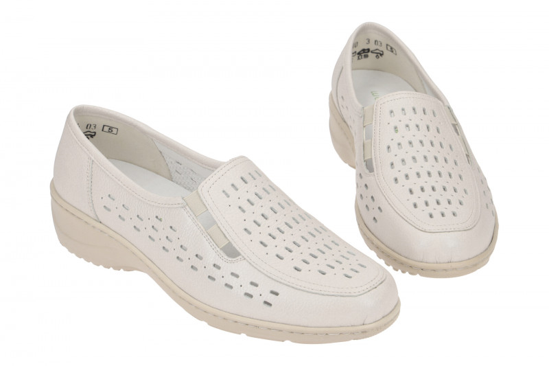 Waldläufer Kya Slipper Schuhe grau perl 607503