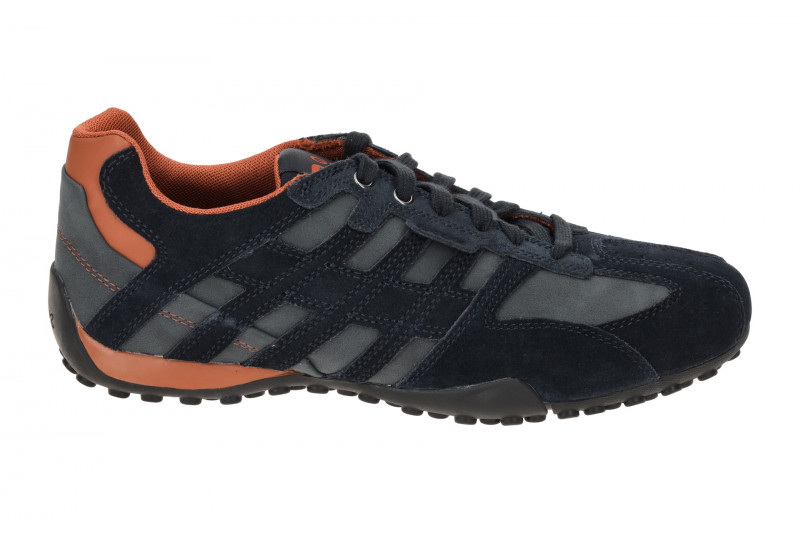 Geox Snake Schuhe Sneakers blau orange U4507A