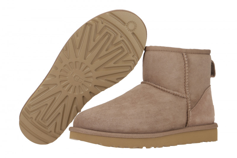 UGG Classic Mini 2 Stiefel Boots grau braun caribou 1016222