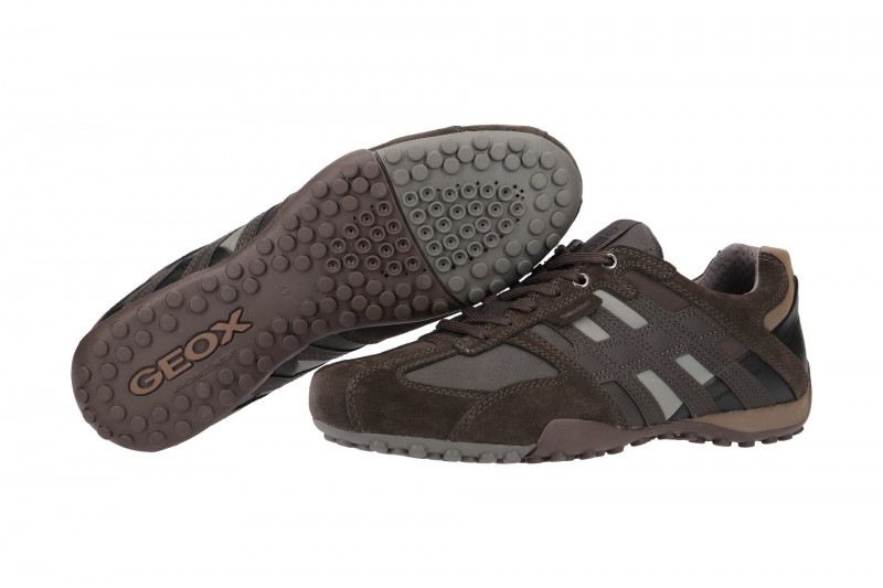 Geox Snake Schuhe dunkel-braun U4207K