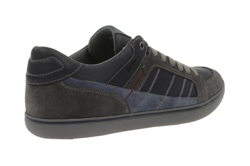 Geox Respira Box F Sneakers in blau grau Herrenschuhe
