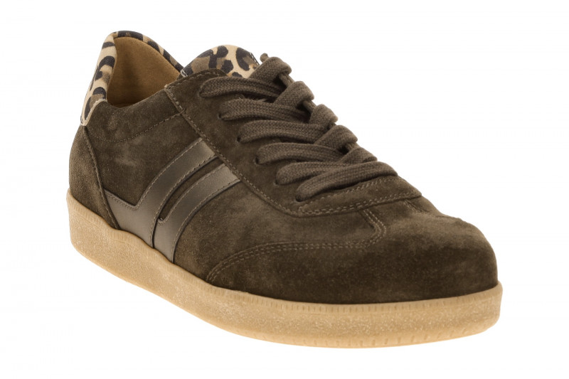 Gabor Schuhe Retro-Sneakers braun Leo Velour 6011.01.003
