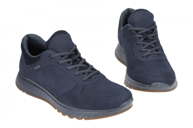 Ecco Exostride Schuhe blau Nubuck GORE-TEX 835304