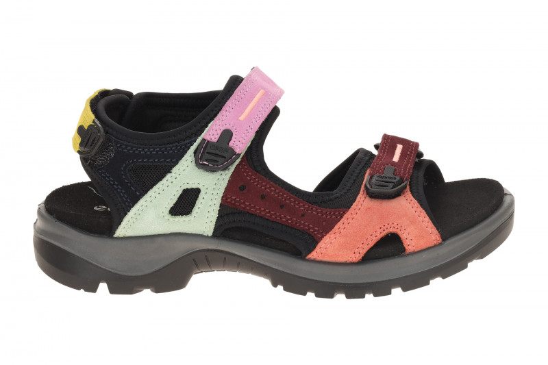 Ecco Offroad Damen Sandale schwarz bunt 069563