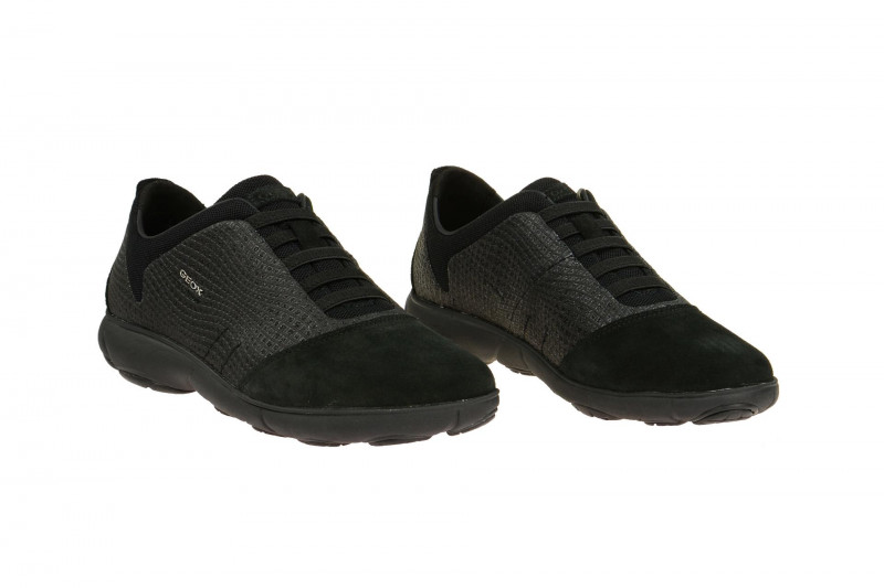 Geox Nebula Slipper schwarz Glitter