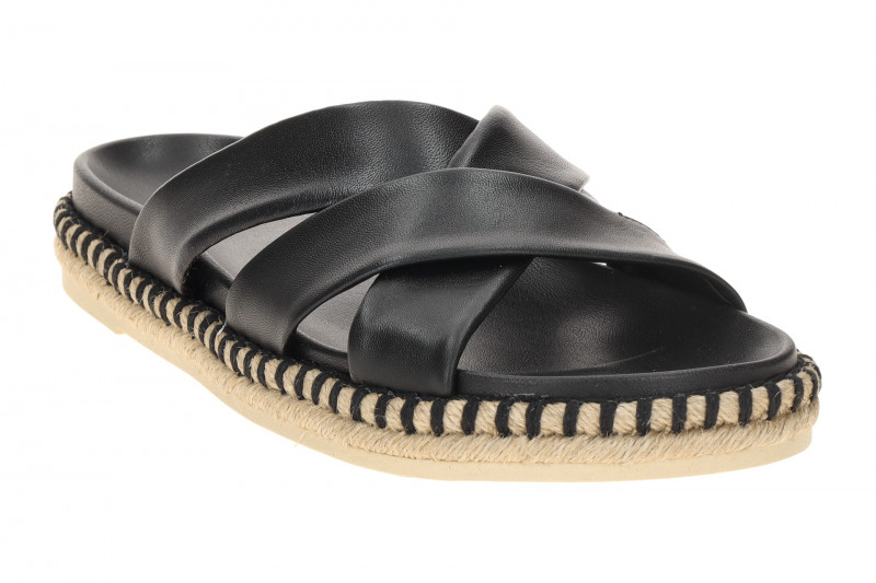 Gabor Pantolette schwarz Nappa Kreuzriemen 83.780.27