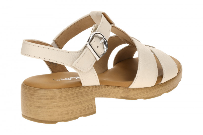 Gabor Römer Sandalette creme beige H-Weite 82.813.52