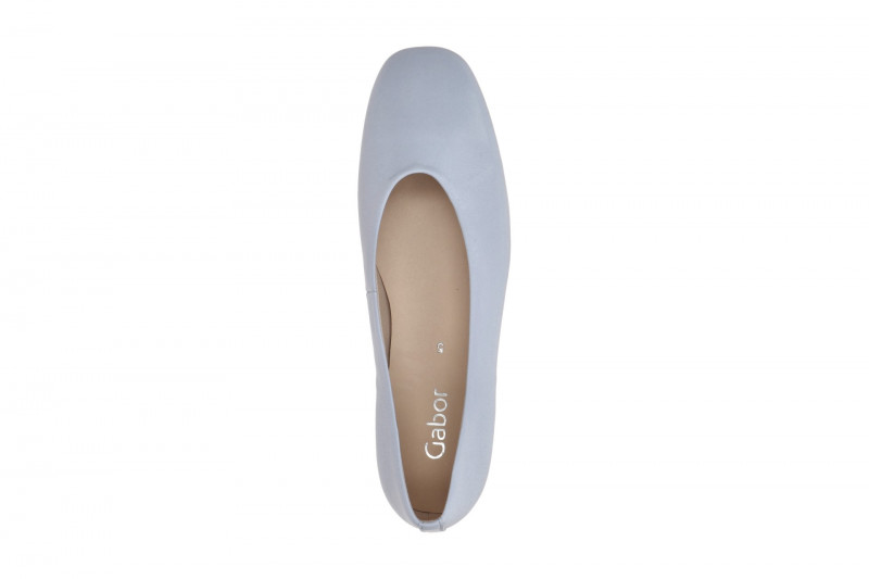 Gabor Ballerina Schuhe blau sky Nappa 84.140.28