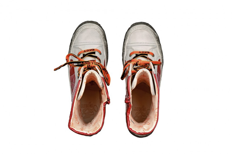 Eject Sara Stiefel weiß rot 15666.1