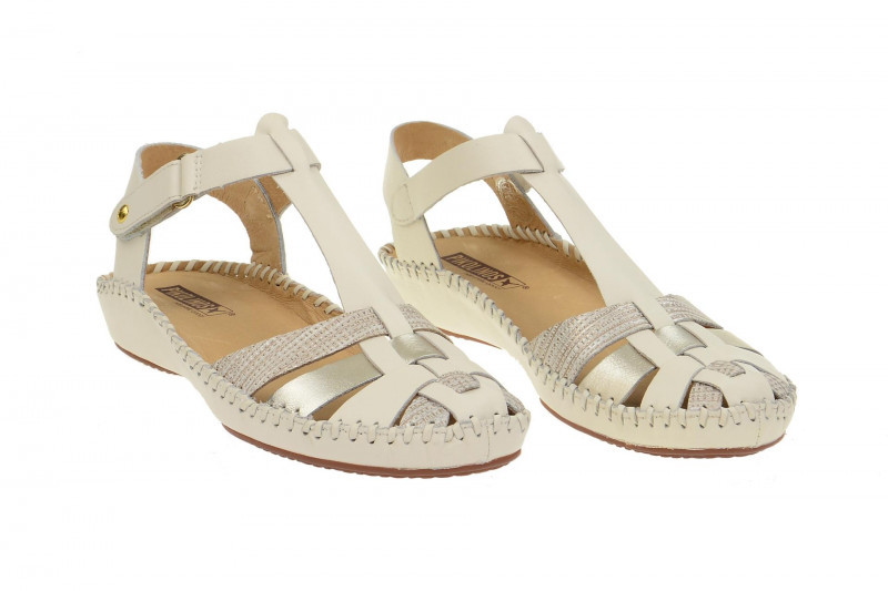 Pikolinos Vallarta Sandale weiß silber