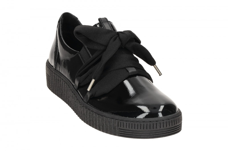 Gabor Schuhe schwarz Lack Slipper 73.333.97