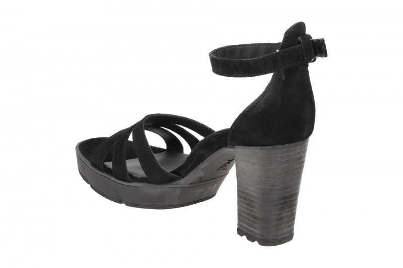 Paul Green Plateau Riemchen Sandalette schwarz 7930