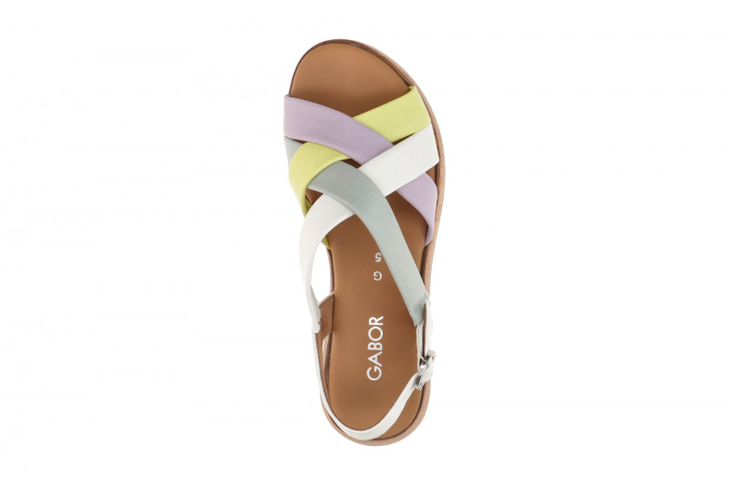 Gabor Plateau Sandalen bunt Nappa 82.743.22