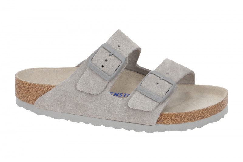Birkenstock Arizona BS Pantolette grau Normal-Weit 1020507