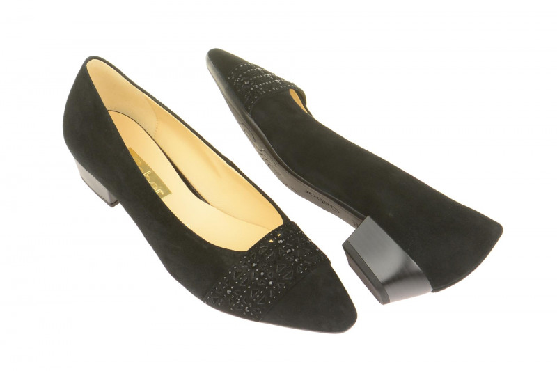 Gabor Pumps schwarz Samt 65.136.17