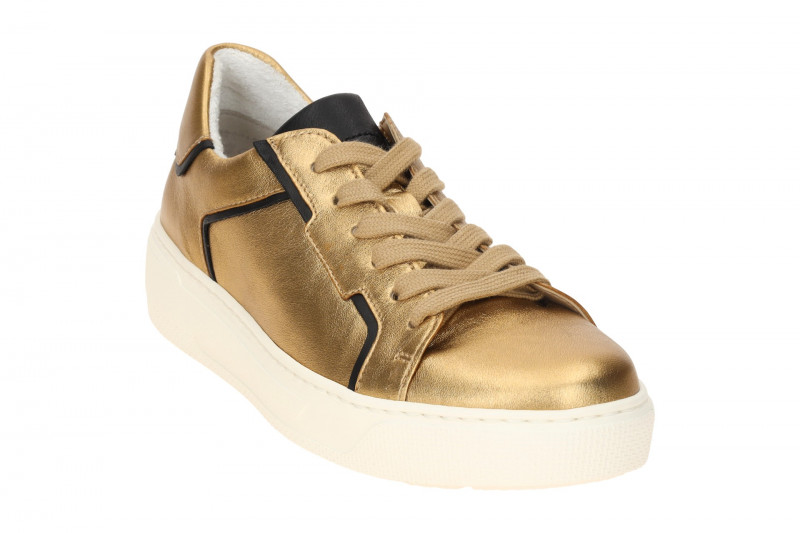 Gabor Schuhe gold metallic Sneakers 63.210.63