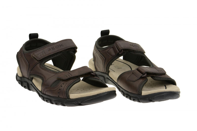 Geox Strada Sandale braun coffee U4224A