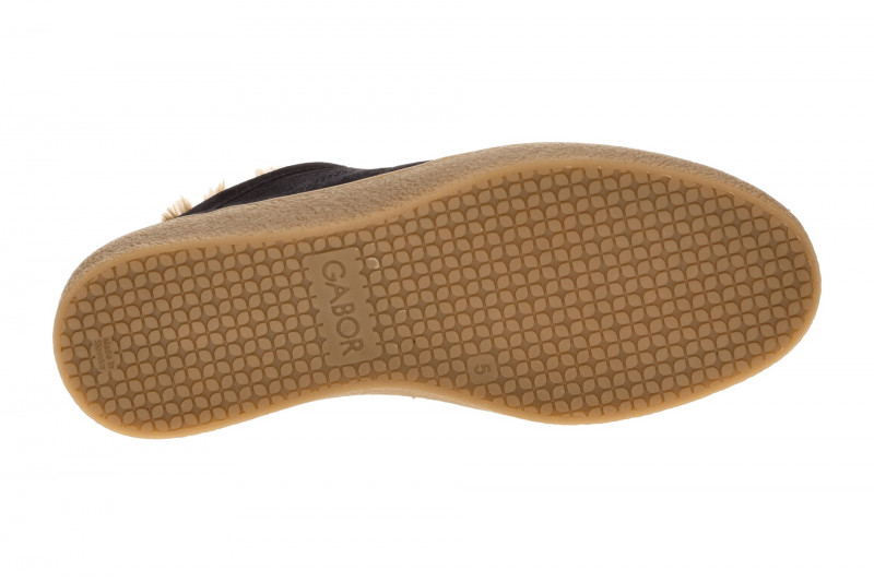 Gabor Sneaker Schuhe blau Fellkragen 6024.01