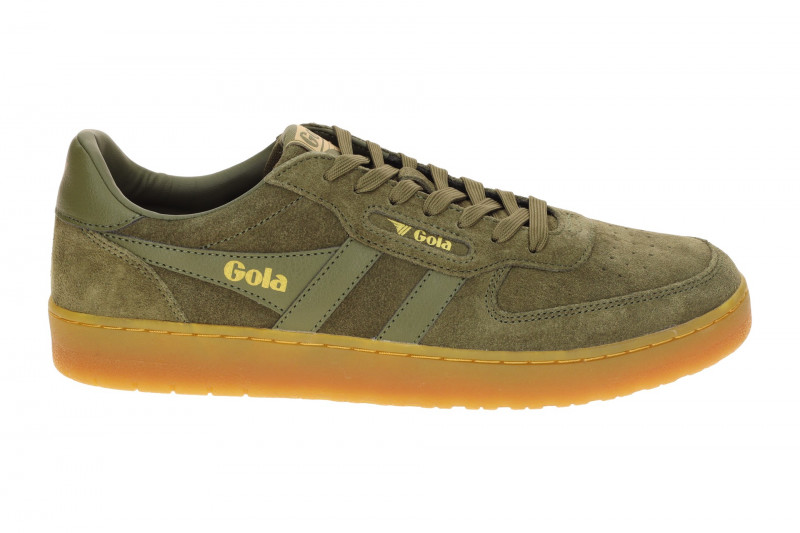 Gola Schuhe Hawk Sneakers grün khaki Suede CMB571