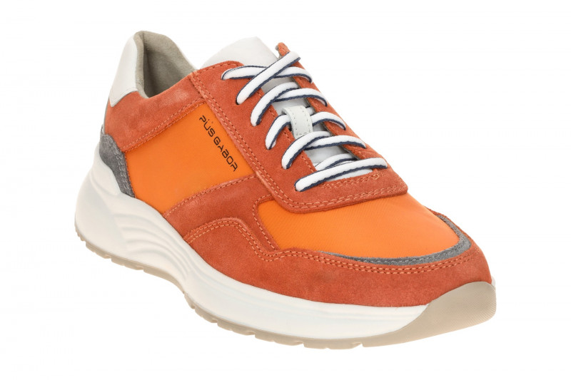 Pius Gabor Schuhe rot orange Herren Sneakers 1079.11