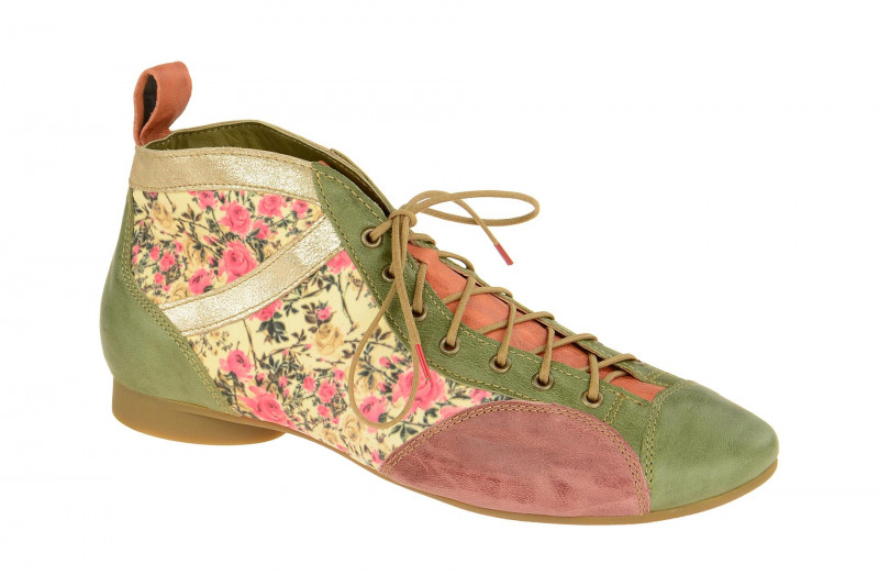 Think Guad Stiefelette grün oliv kombi