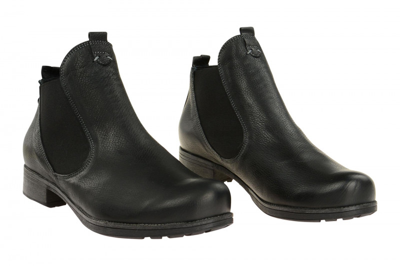 Think Denk Chelsea Stiefeletten schwarz capra