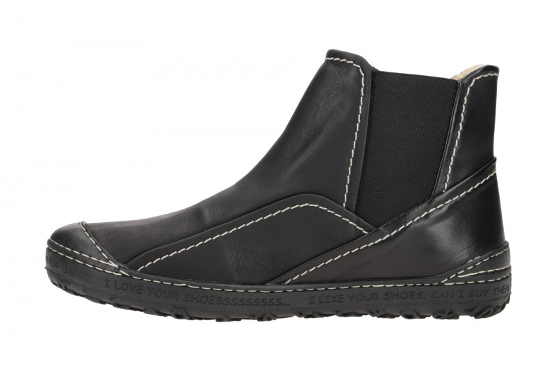 Eject Dass Stiefelette schwarz matt 20756