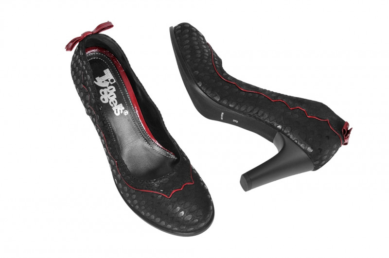 Tiggers Maryline 4 Pumps in schwarz rot