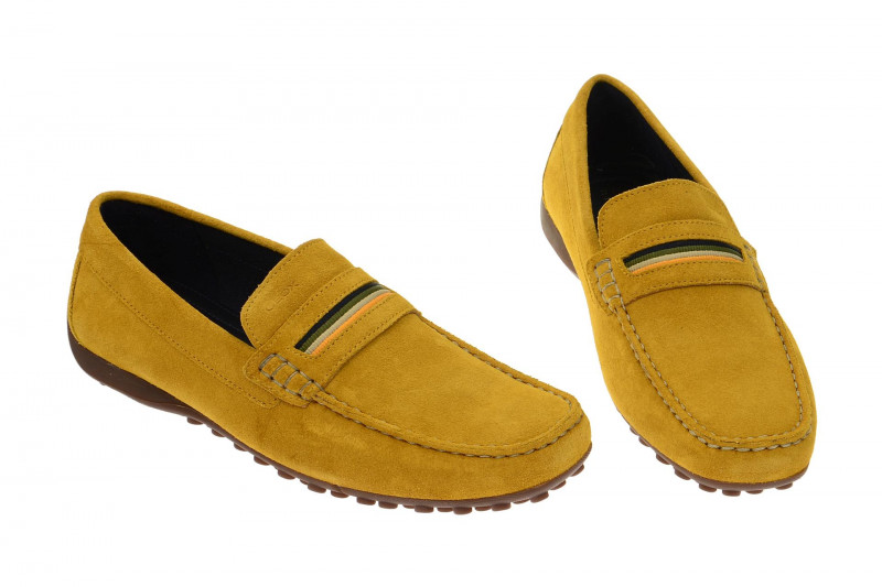 Geox Snake Mokassin Slipper gelb U5207A