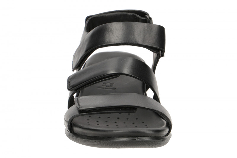 ecco Flash Damen Klett Sandale schwarz