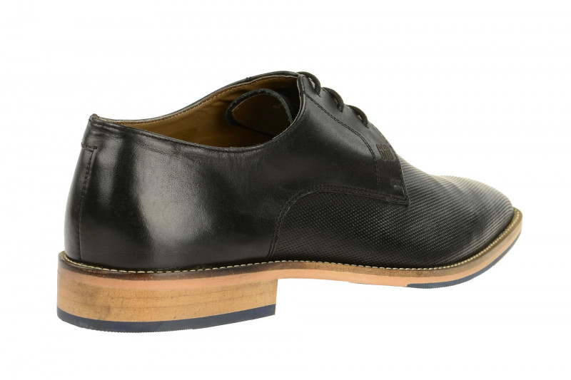 Gordon & Bros Schuhe Lorenzo schwarz perforiert S500311