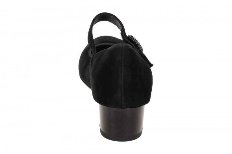 ARA Nizza Spangenpumps schwarz Samt 12-35829