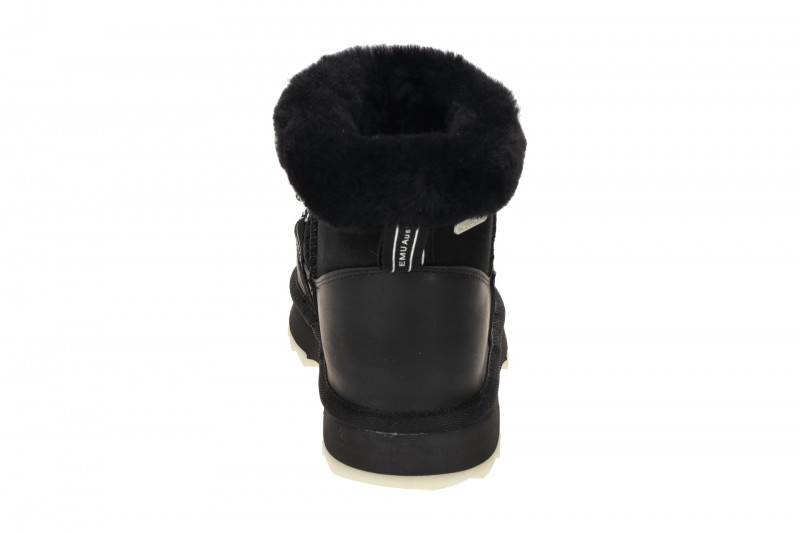 EMU Blurred Micro Boots Stiefeletten schwarz Schaffell Waterproof W13129