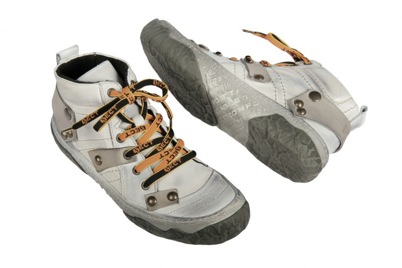 Eject Shara E-13579 warmfutter Boot weiß grau